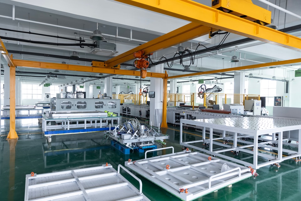 Automated fabrication cell inside the BTKX facility