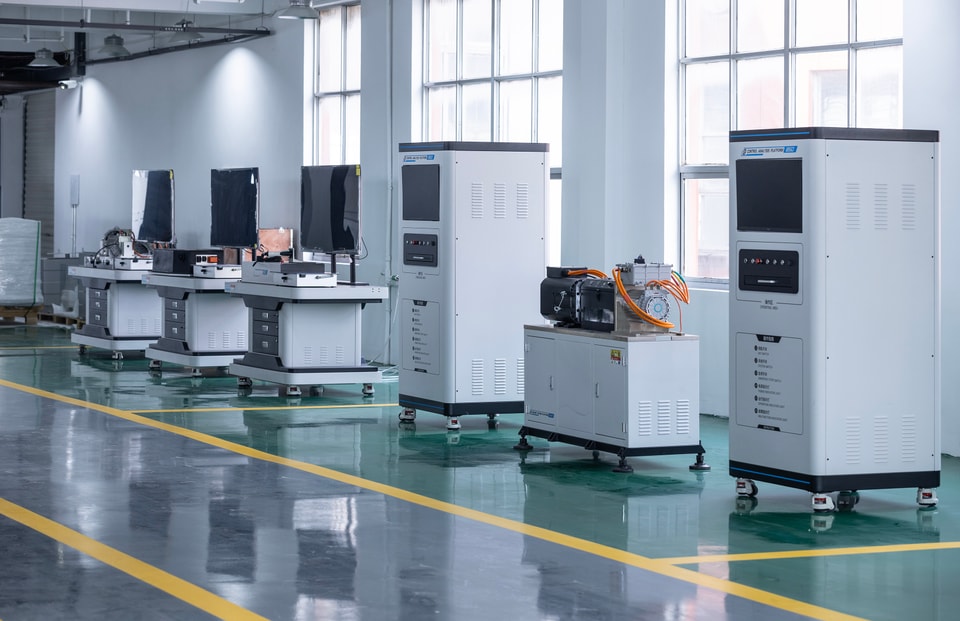 Completed BTKX training systems on the factory floor